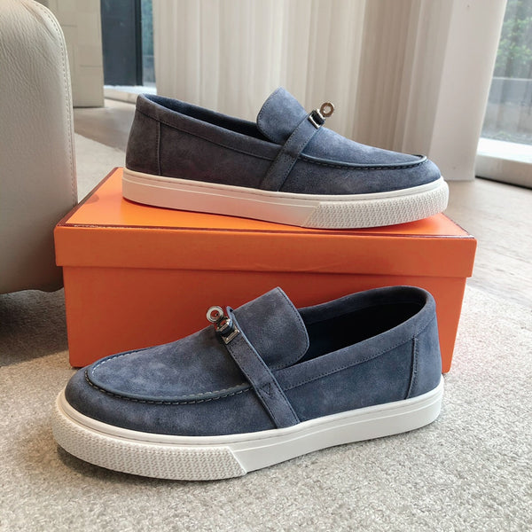 HM GAME SLIP-ON SNEAKER INDIGO SUEDE