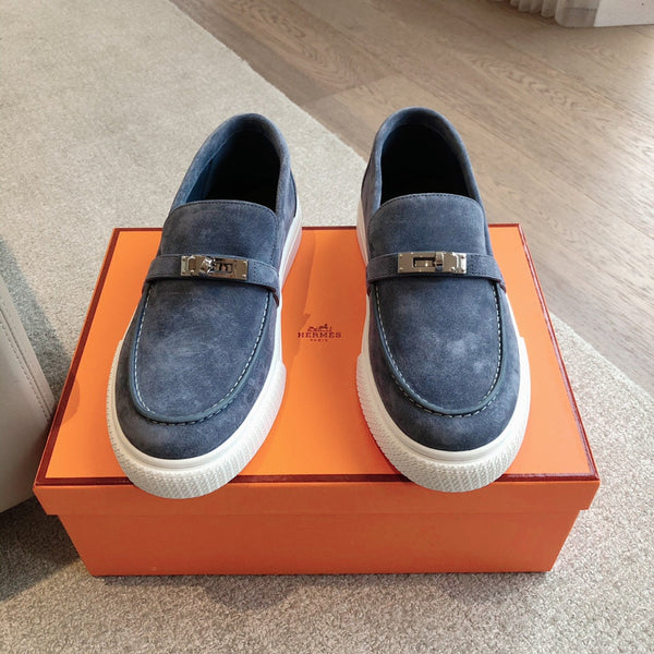 HM GAME SLIP-ON SNEAKER INDIGO SUEDE
