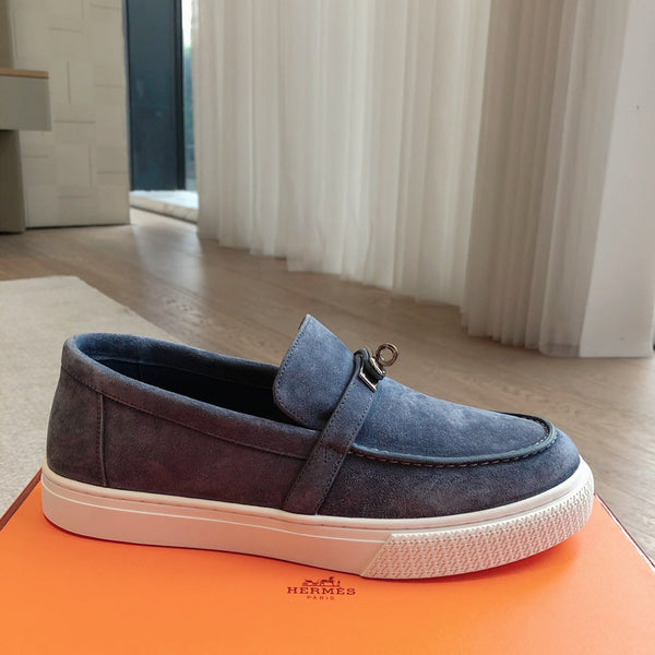 HM GAME SLIP-ON SNEAKER INDIGO SUEDE