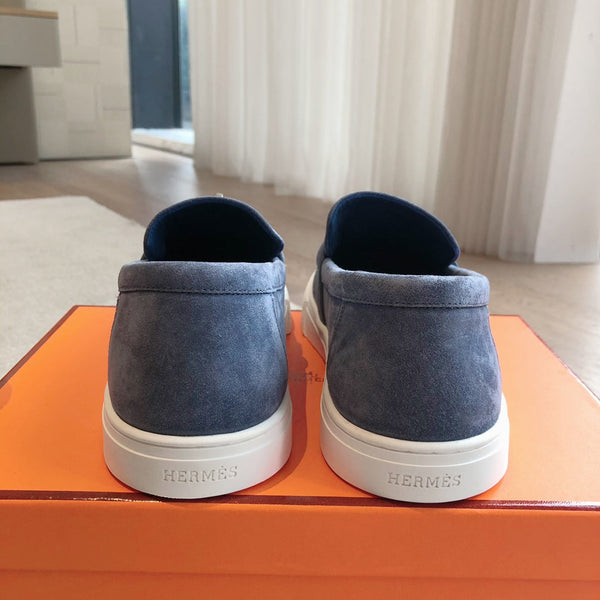HM GAME SLIP-ON SNEAKER INDIGO SUEDE
