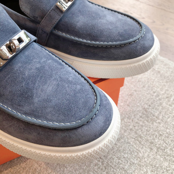 HM GAME SLIP-ON SNEAKER INDIGO SUEDE