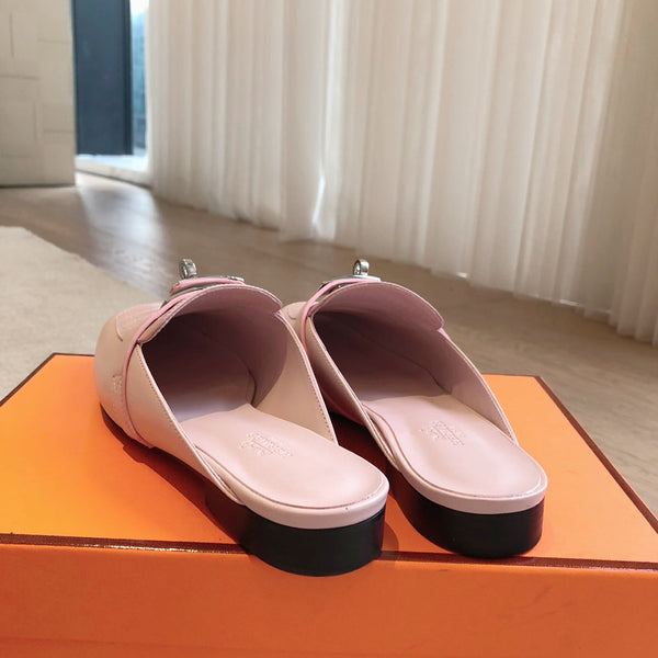 HM OZ Mule Rosa Pelle di Vacchetta 756844