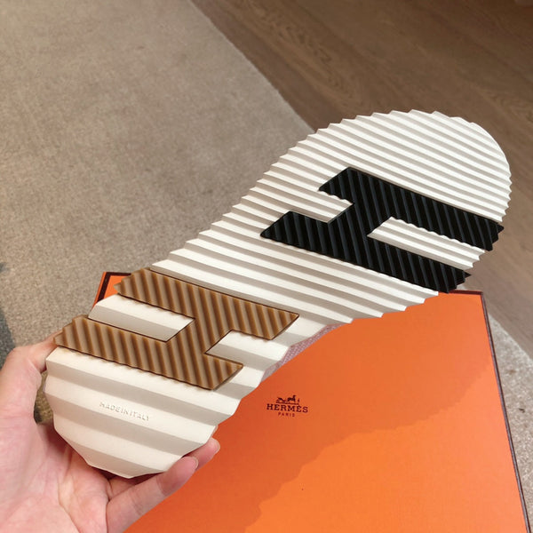 Sneaker HM da uomo 25 in mesh scamosciato bianco 541304