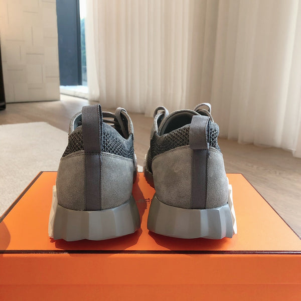 Sneaker HM da uomo 25 in mesh scamosciato grigio 541306