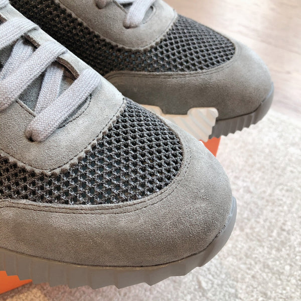 Sneaker HM da uomo 25 in mesh scamosciato grigio 541306