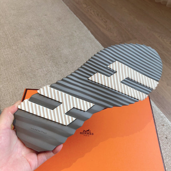 Sneaker HM da uomo 25 in mesh scamosciato grigio 541306