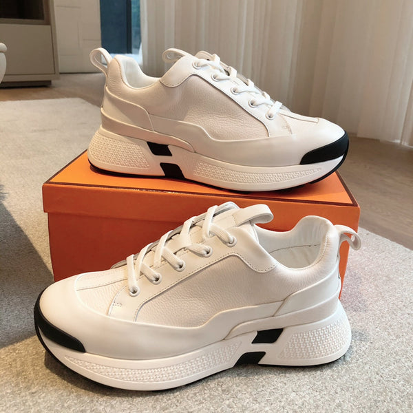 HM Just Sneaker White Suede