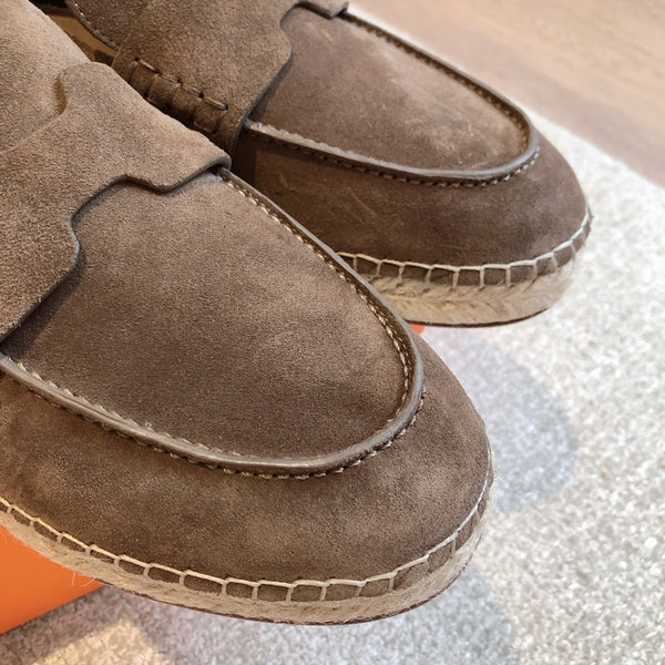 HM Trip Espadrille Chocolate Suede