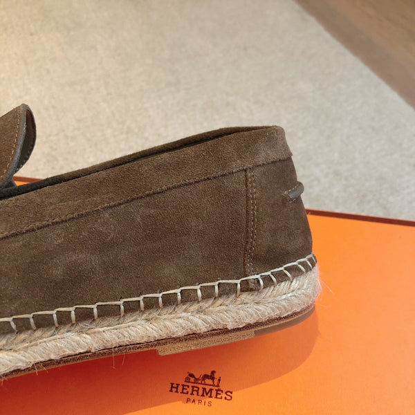 HM Trip Espadrille Chocolate Suede