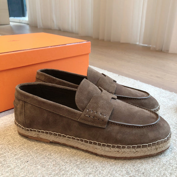 HM Trip Espadrille Chocolate Suede