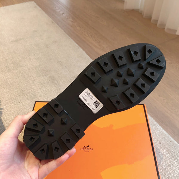 HM Funk Ankle Boot Grey Calfskin