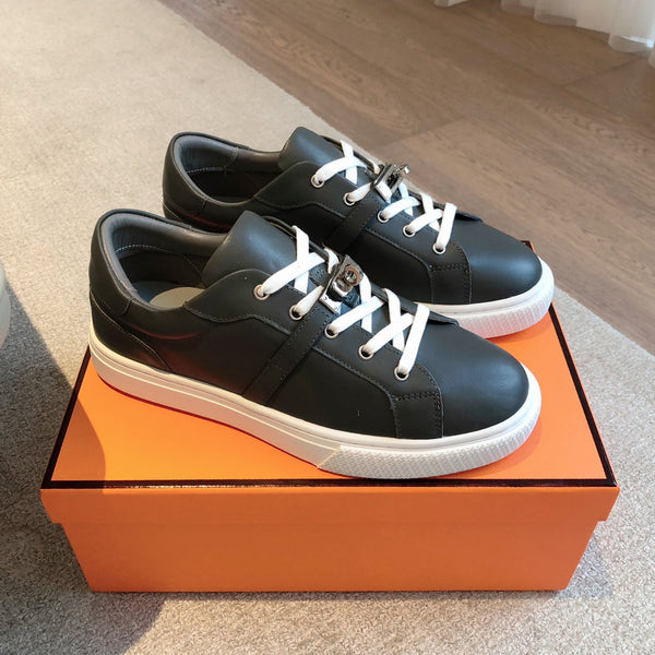 HM Day Sneaker Black White Lambskin 970890