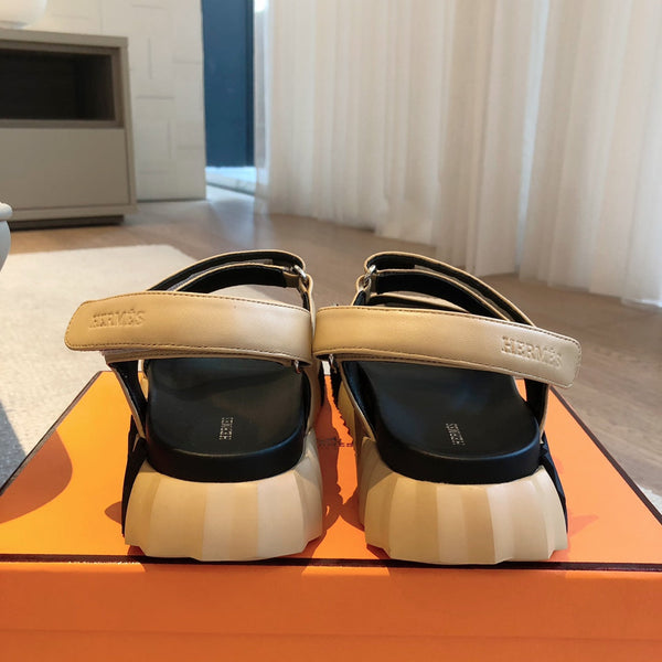 HM Junior Sandal Beige Mix Black Lambskin 970902