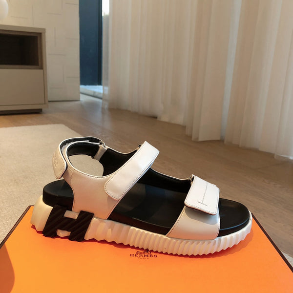 HM Junior Sandal White Mix Black Lambskin 970903