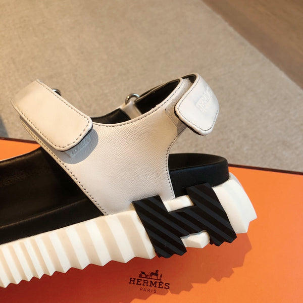 HM Junior Sandal White Mix Black Lambskin 970903