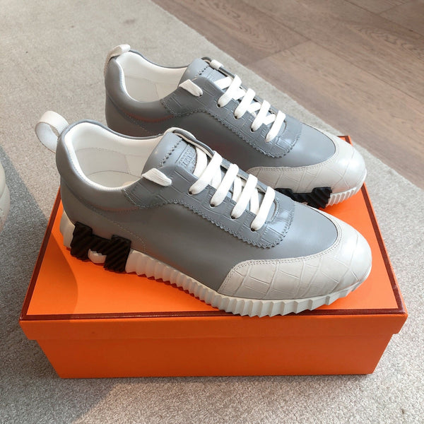 HM Men's 25 Sneaker Grey Cowhide Suede 541318