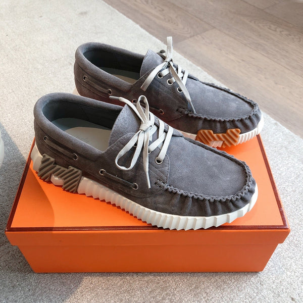 Sneaker HM da uomo 25 Ketch in pelle scamosciata grigia 639265