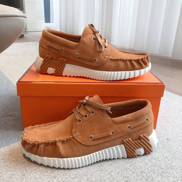 Sneaker HM da uomo 25 Ketch in pelle scamosciata marrone chiaro 639269