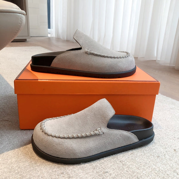 HM Men's 25 Johan Mule Grey Suede 582078