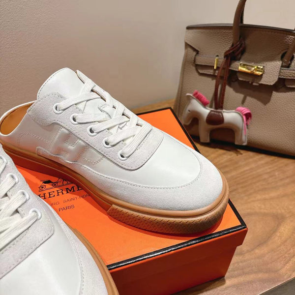 HM 25 Sneaker Mule Suede and Leather 244604