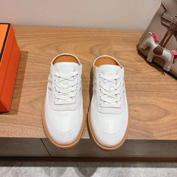 HM 25 Sneaker Mule in pelle scamosciata e pelle 244604