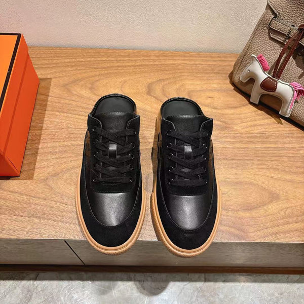 HM 25 Sneaker Mule Suede and Leather 244604