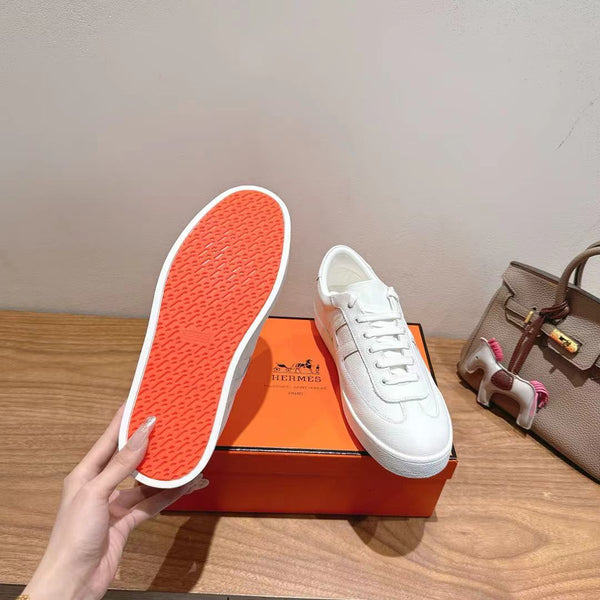 HM 25 Boomerang Sneaker White Calfskin