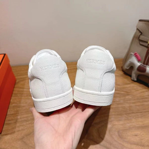 HM 25 Boomerang Sneaker White Calfskin