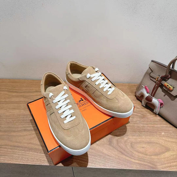 HM 25 Boomerang Sneaker Dark Beige Suede