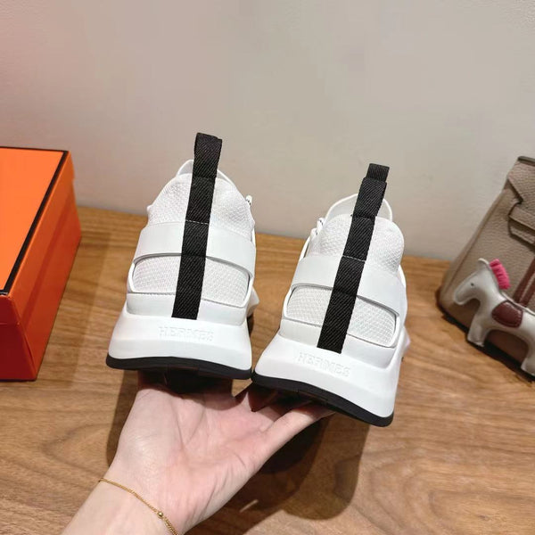 HM 25 Katana Sneaker White Brown Calfskin 353495