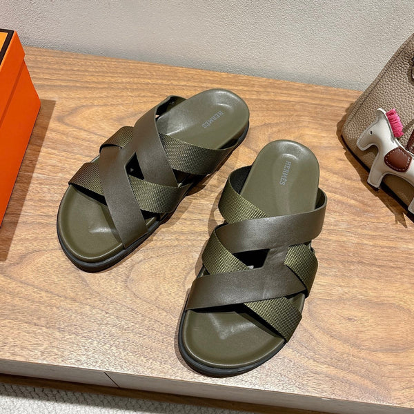 HM 25 Kazimir Sandal Calfskin Canvas