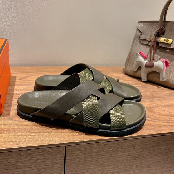 HM 25 Kazimir Sandal Calfskin Canvas