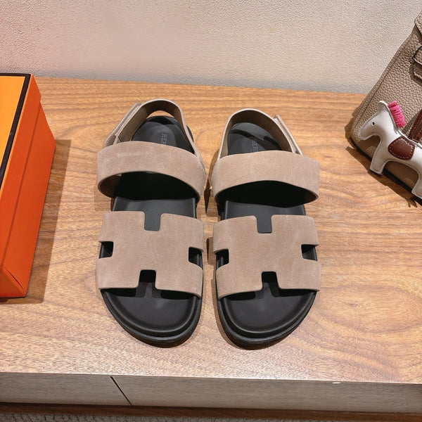 HM Men's 25 Chypre Sandals Beige Suede 651346