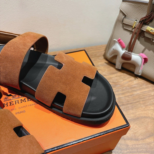 HM Men's 25 Chypre Sandals Brown Suede 651347