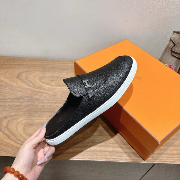 HM Men's 25 Likely Mule Black Cowhide 691640