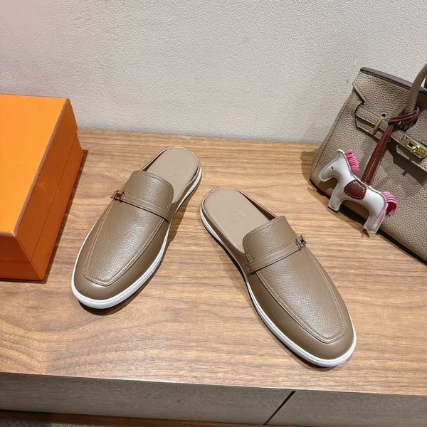 HM Men's 25 Likely Mule Brown Cowhide 691637