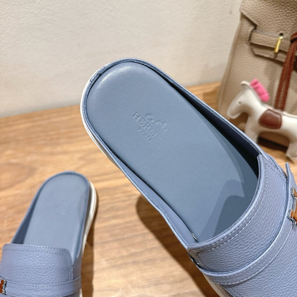 HM Men's 25 Likely Mule Blue Cowhide 691638