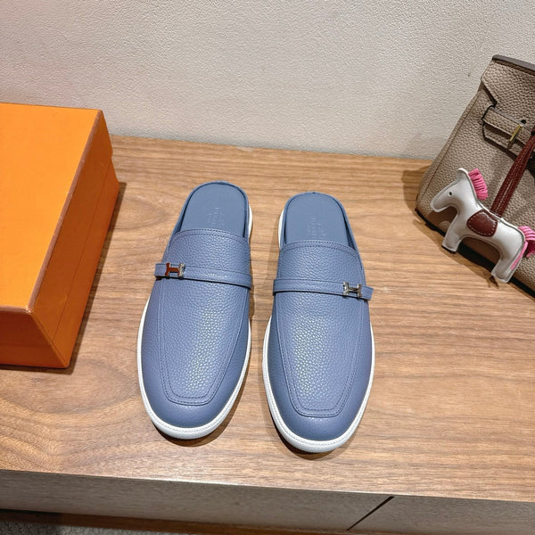 HM Men's 25 Likely Mule Blue Cowhide 691638