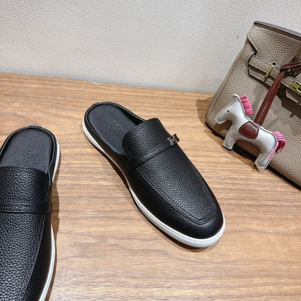 HM Men's 25 Likely Mule Black Cowhide 691640