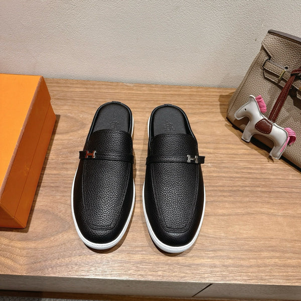 HM Men's 25 Likely Mule Black Cowhide 691640