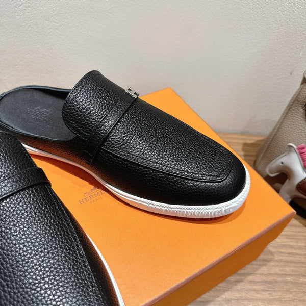 HM Men's 25 Likely Mule Black Cowhide 691640