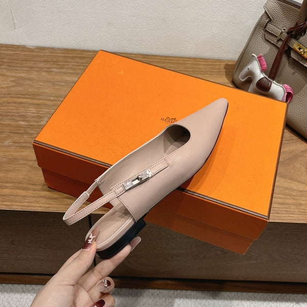 HM Lover Pump 40mm Beige Galet Calfskin 429022