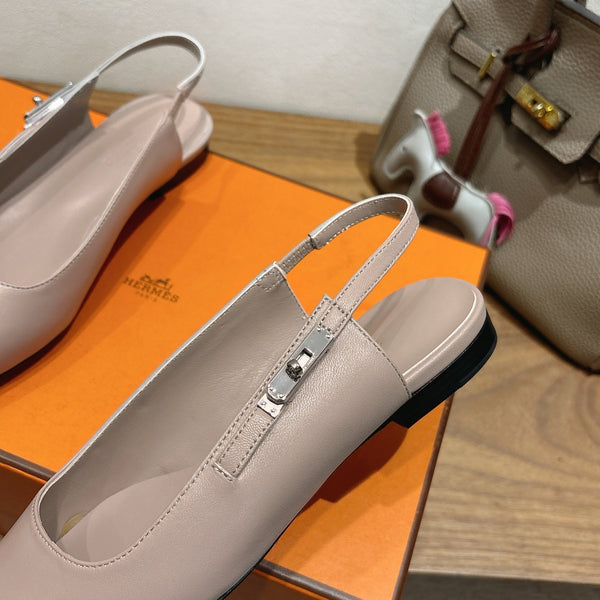 HM Lover Pump 40mm Beige Galet Calfskin 429022