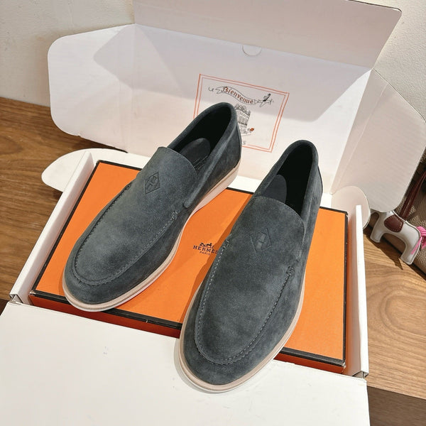 HM Impact Loafers Granite Gray Suede 526167