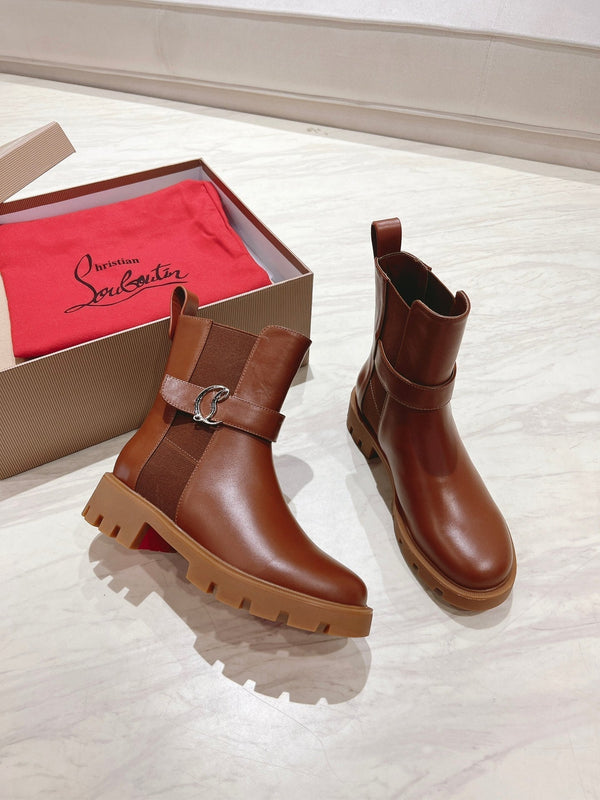 CL 25C Chelsea Booty Lug Chocolate Calf Leather 167687