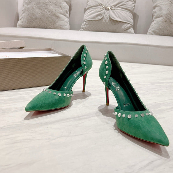 CL 25 Iriza Pumps 8.5cm Green Suede 314904