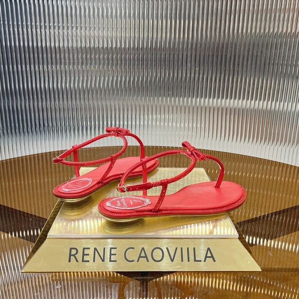 RC 25C Thong Flat-Bottom Diamond Red Silk Creo Crystal 281980