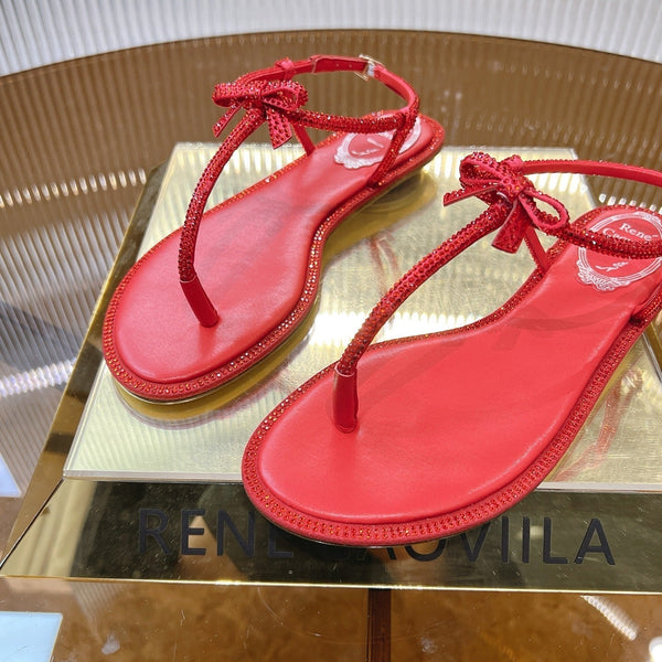 RC 25C Thong Flat-Bottom Diamond Red Silk Creo Crystal 281980