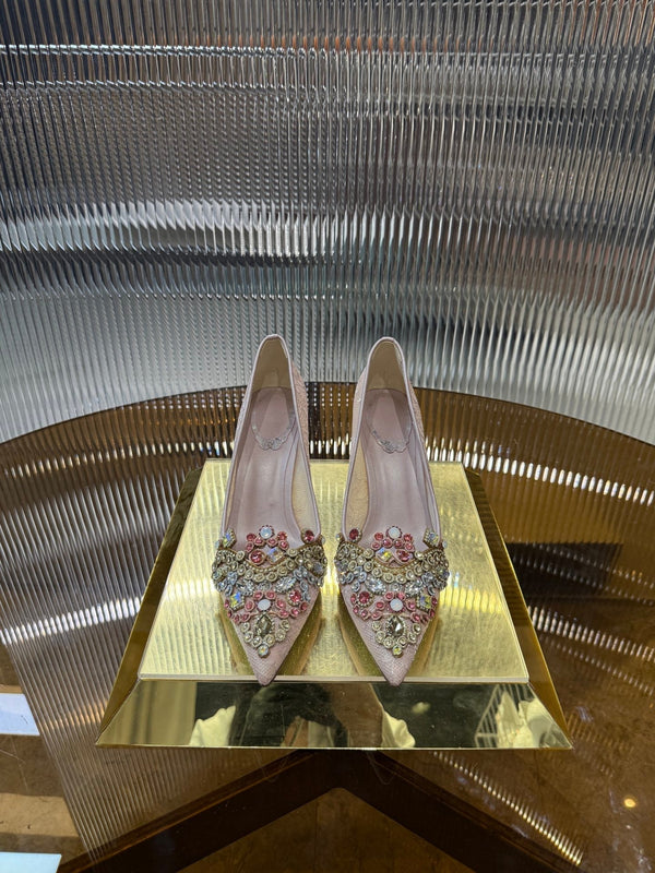 RC 25C Retro Pump 7.5cm Gradient Pink Sheepskin 310637