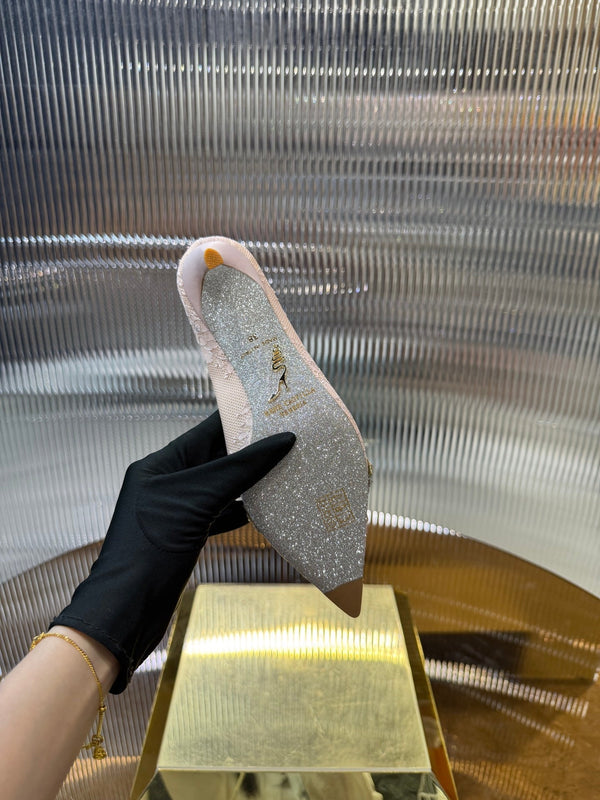 RC 25C Retro Pump 7.5cm Gradient Pink Sheepskin 310637